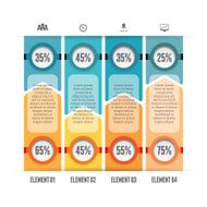 Opposing Bars Infographic