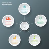 Vector circle infographic N34