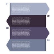 Set of infographic template layouts Flow chart secuence numbered banner