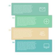 Set of infographic template layouts Flow chart secuence numbered banner N2