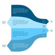 Set of infographic template layouts Flow chart secuence numbered banner N4