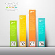 vector abstract 3d paper infographics N7