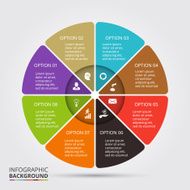 Vector circle element for infographic N16