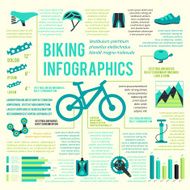 Bike icons infographic