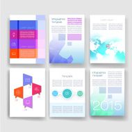 Templates Design Set of Web Mail Brochures Mobile Technology Infographic N19