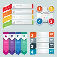 set of infographic templates N3