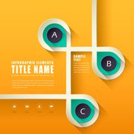 Abstract infographics design N15