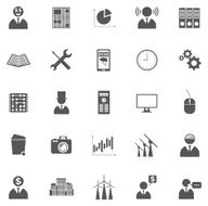 Business Gray Icon Set N4