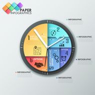 Modern infographics options banner N247