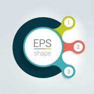 Circle number diagram options step by template N4