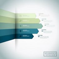 financial infographic template design