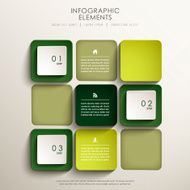 abstract 3d tag infographics N5