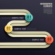 vector abstract 3d paper infographics N9