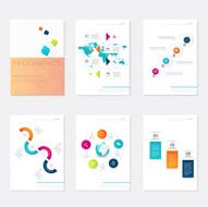 Set of Timeline Infographic Design Templates N3