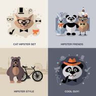 Animal Hipster Set N2