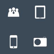 Set of icon for Infographic template design vector illustration