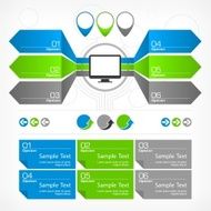 Infographic elements &amp; text N2