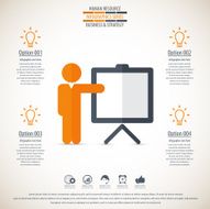 Business management strategy or human resource infographic N18