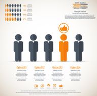 Business management strategy or human resource infographic N19