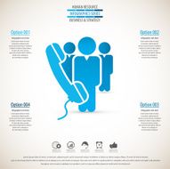 Business management strategy or human resource infographic N23