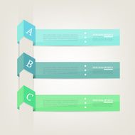 Infographics design template Business concept with 3 options