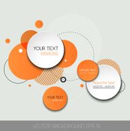 Vector Modern Design Circle template N14