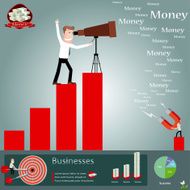 Business infographics vector illustration