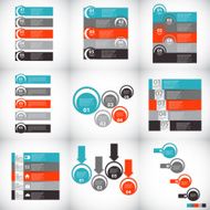 Infographic Templates for Business Vector Illustration N308