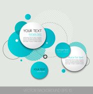 Vector Modern Design Circle template N15