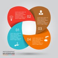 Vector circle element for infographic N19