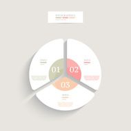 Infographics design template Business concept with 3 options N2