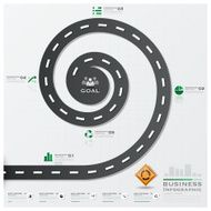 Road And Street Traffic Sign Business Infographic N7