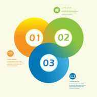 Modern Circle Design template infographic