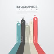 Infographics design template Business report