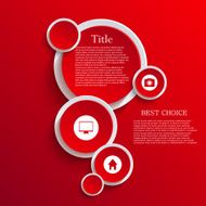 Vector infographic background design Eps10