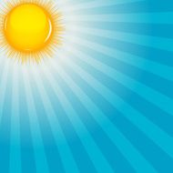 Sunny background vector illustration