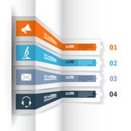 Modern 3d infographics for web banners mobile applications la