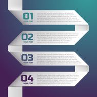 Business diagram template with text fields N4