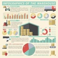 Warehouse Infographic Set