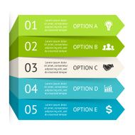 Vector arrows infographic Template for diagram graph presentation chart Business