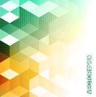 Abstract retro geometric background Template brochure design N15