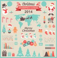 Christmas infographic elements N3