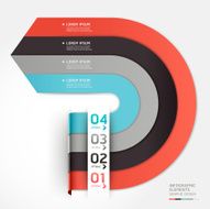 Abstract arrow Infographics banner template