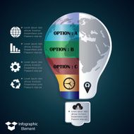 Infographics web design Modern template N3