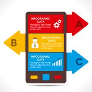 creative mobile info-graphics design