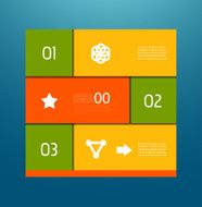 Vector colorful infographic background