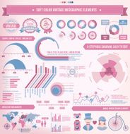 Vintage Infographics Soft Color Style