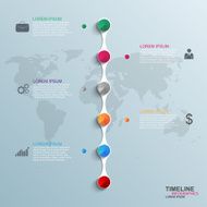 Infographics vector design template N96