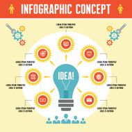 Infographic Business Concept - Creative Idea Illustration