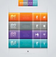 Infographics vector design template N99